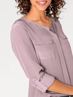 Satinbluse