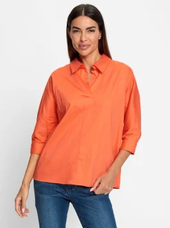 Schlupfbluse im Oversized-Style