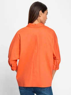 Schlupfbluse im Oversized-Style