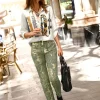 Schlupf-Bluse mit Animal-Schriftzug
