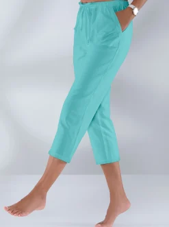 Schlupfhose aus bügelarmer Strukturware