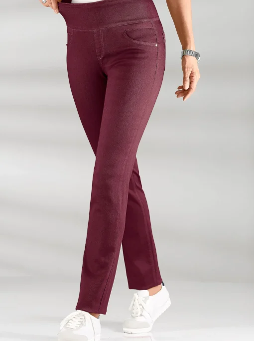 Schlupfhose mit hohem Dehnbund