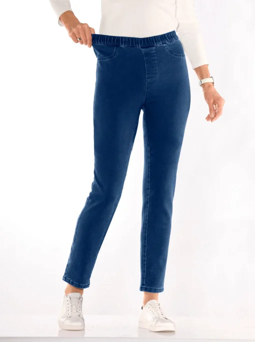 Schlupfjeans in dezenter Waschung