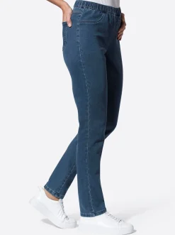 Schlupfjeans in dezenter Waschung