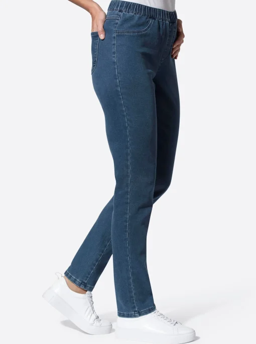 Schlupfjeans in dezenter Waschung