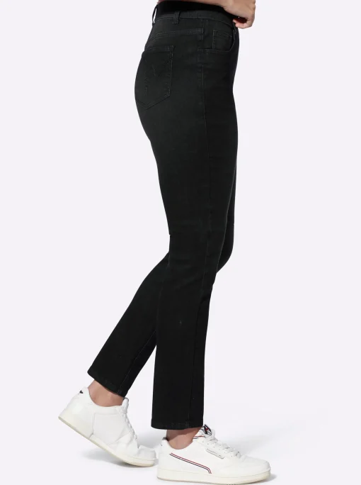 Schlupfjeans mit Gürtelschlaufen