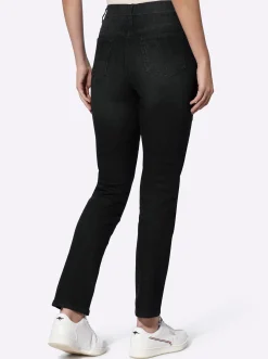Schlupfjeans mit Gürtelschlaufen