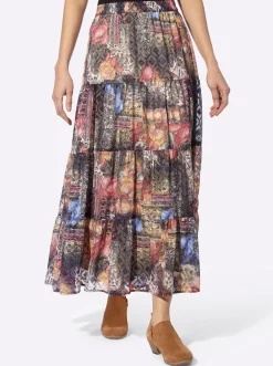 Schlupfrock mit Flockprint