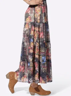 Schlupfrock mit Flockprint