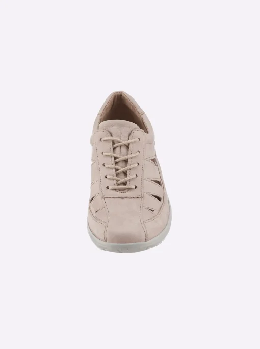 Schnürschuh aus Nubukleder