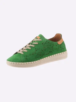 Schnürschuh mit Perforierung