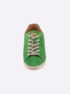 Schnürschuh mit Perforierung