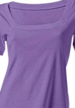 Shirt aus Rippenware