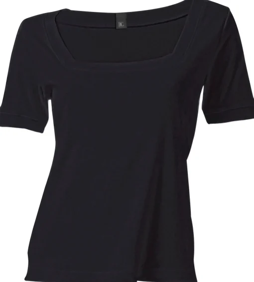 Shirt aus Rippenware
