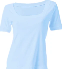 Shirt aus Rippenware