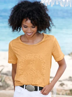 Shirt mit geprägtem Frontmotiv