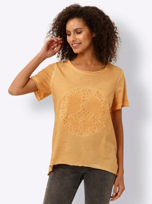 Shirt mit geprägtem Frontmotiv