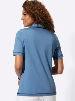 Shirt mit Kontrast-Details