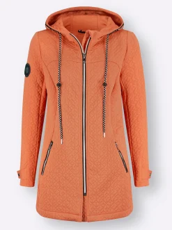 Shirtjacke in strukturierter Qualität, kontrastfarbene Details