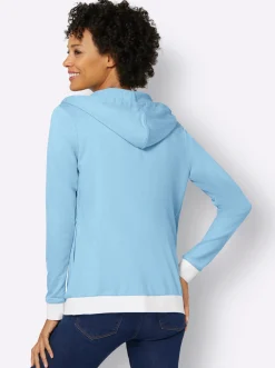 Shirtjacke mit Kontrast-Details