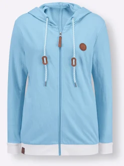 Shirtjacke mit Kontrast-Details