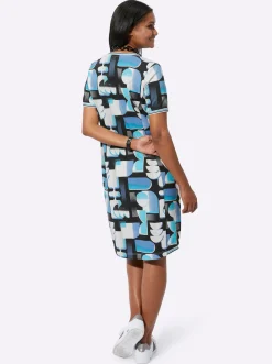 Shirtkleid in bedruckter Sweat-Qualität