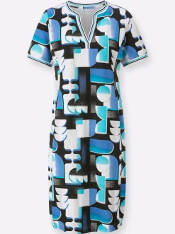 Shirtkleid in bedruckter Sweat-Qualität