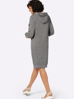 Shirtkleid mit Känguru-Tasche