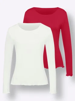Shirt-Set in Viskose-Qualität
