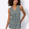 Shirttop mit Druck-Dessin