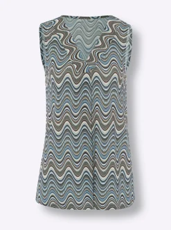 Shirttop mit Druck-Dessin