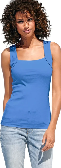 Shirttop mit Karree-Ausschnitt