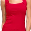 Shirttop mit Karree-Ausschnitt
