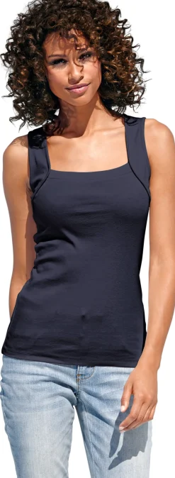 Shirttop mit Karree-Ausschnitt