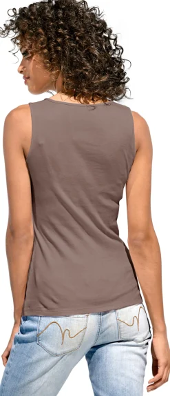 Shirttop mit Karree-Ausschnitt