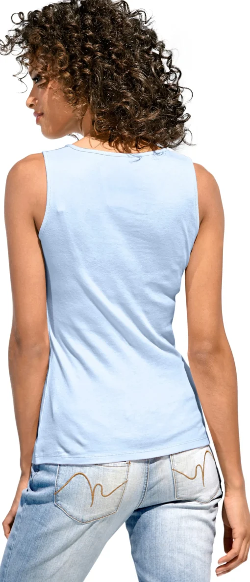 Shirttop mit Karree-Ausschnitt