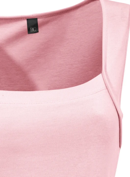 Shirttop mit Karree-Ausschnitt