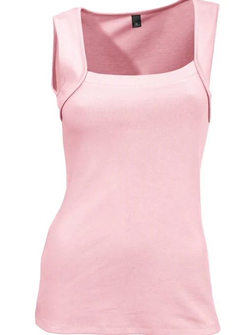 Shirttop mit Karree-Ausschnitt