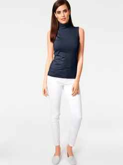 Shirttop mit Rollkragen