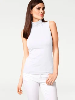 Shirttop mit Rollkragen