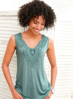 Shirttop mit V-Ausschnitt