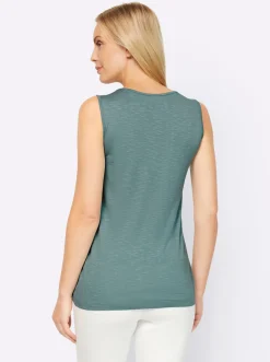 Shirttop mit V-Ausschnitt