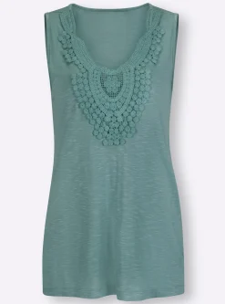 Shirttop mit V-Ausschnitt