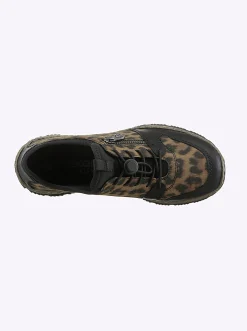 Slipper mit Leo-Muster