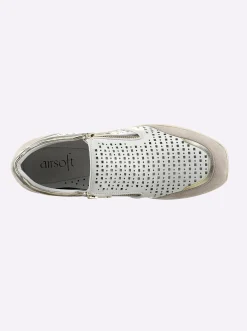 Slipper mit seitlichem Reißverschluss