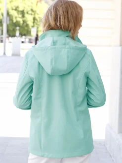 Softshelljacke mit Fleece-Futter