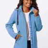 Softshelljacke mit kontrastfarbigem Futter