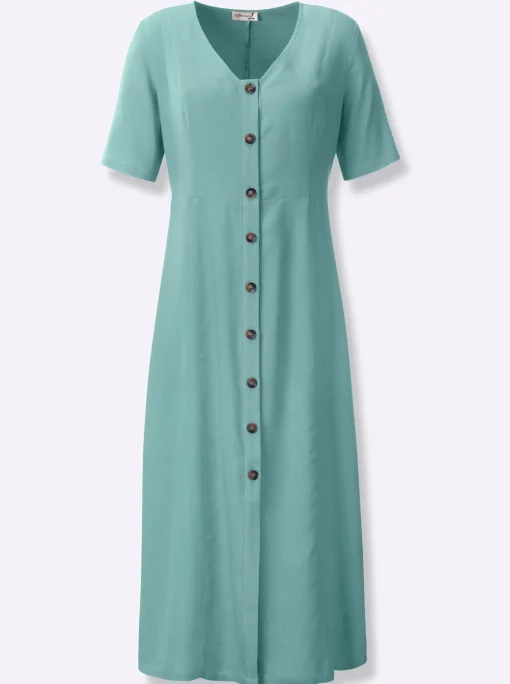Sommerkleid Knöpfe in Horn-Optik