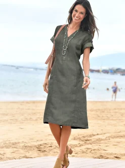 Sommerkleid mit Biesen-Verzierung
