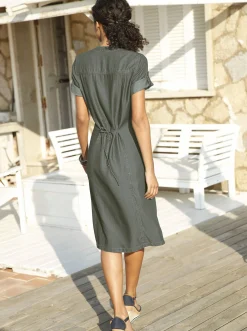 Sommerkleid mit Biesen-Verzierung